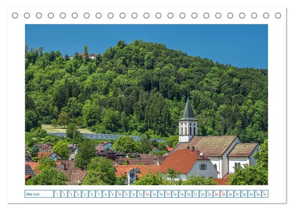 Produktbild: HEGAUBERGE (Tischkalender 2026 DIN A5 quer), CALVENDO Monatskalender