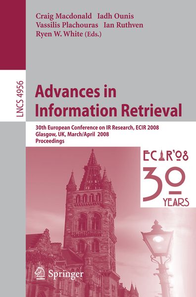 Produktbild: Advances in Information Retrieval