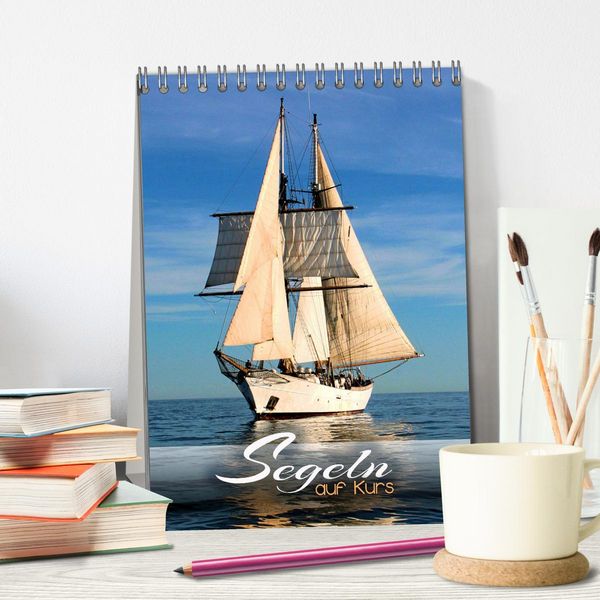 Produktbild: Segeln - auf Kurs (Tischkalender 2026 DIN A5 hoch), CALVENDO Monatskalender