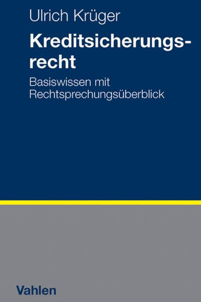 Produktbild: Kreditsicherungsrecht