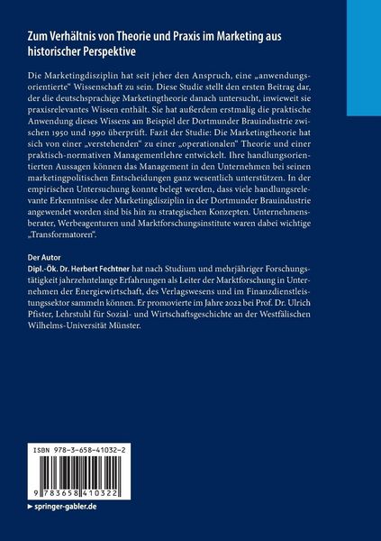 Produktbild: Zum Verh&auml;ltnis von Theorie und Praxis im Marketing aus historischer Perspektive