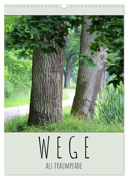 Wege als Traumpfade (Wandkalender 2026 DIN A3 hoch), CALVENDO Monatskalender