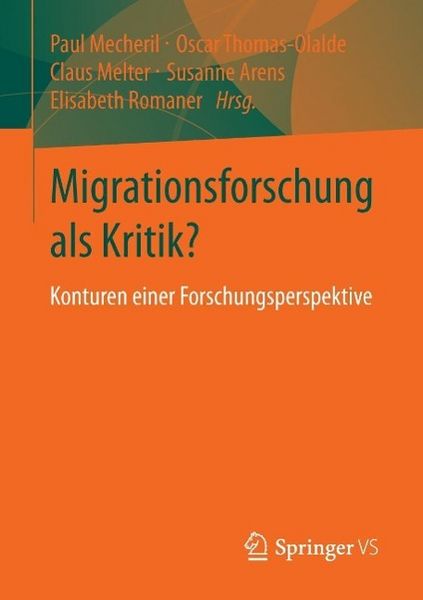 Produktbild: Migrationsforschung als Kritik?