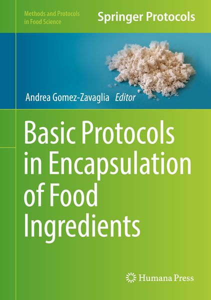 Produktbild: Basic Protocols in Encapsulation of Food Ingredients