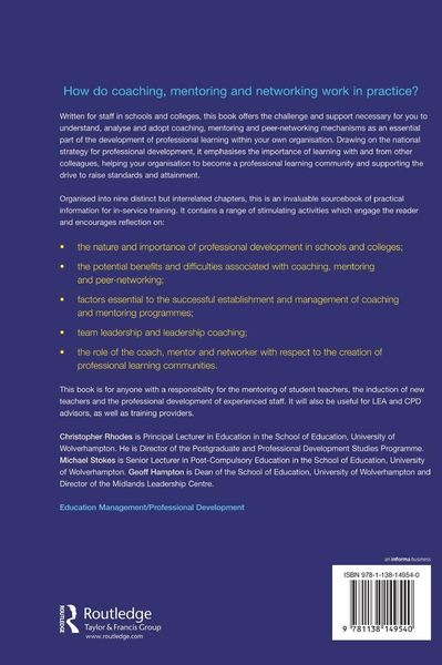 Produktbild: A Practical Guide to Mentoring, Coaching and Peer-networking