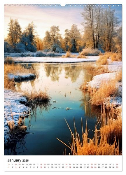 Produktbild: Rhythmic Nature (Wall Calendar 2026 DIN A2 portrait), CALVENDO 12 Month Wall Calendar