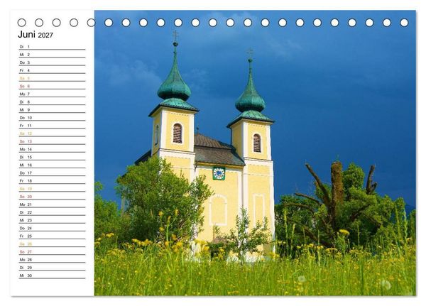 Produktbild: Traumhafter Mondsee (Tischkalender 2027 DIN A5 quer), CALVENDO Monatskalender