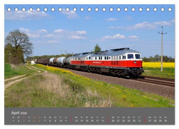 Produktbild: Eisenbahn Kalender 2026 - Oberlausitz und Nachbarl&auml;nder (Tischkalender 2026 DIN A5 quer), CALVENDO Monatskalender