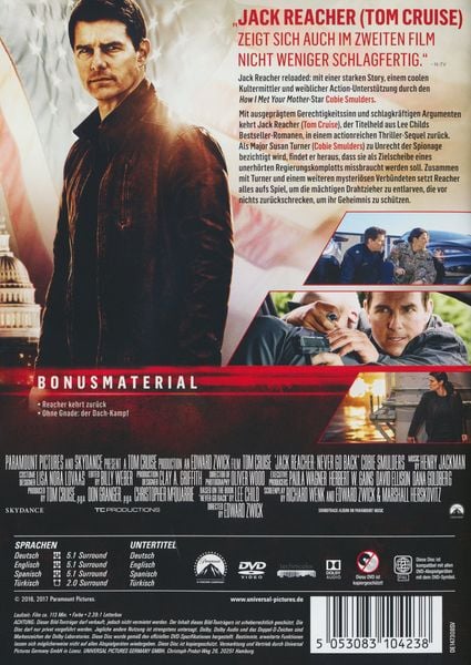 Jack Reacher: Kein Weg zurück