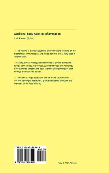 Produktbild: Medicinal Fatty Acids in Inflammation
