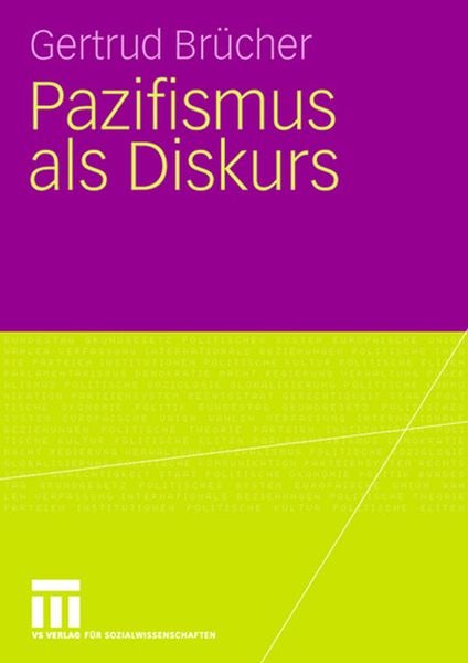 Produktbild: Pazifismus als Diskurs