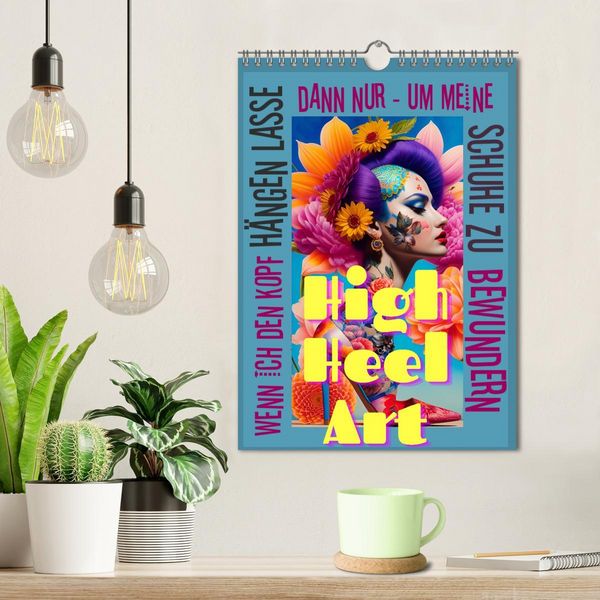 Produktbild: HighHeelArt (Wandkalender 2026 DIN A4 hoch), CALVENDO Monatskalender