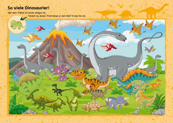Produktbild: Mein XXL-R&auml;tselblock Dinosaurier