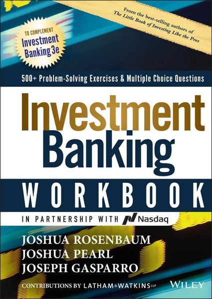 Produktbild: Investment Banking Workbook, Third Edition: 500+ Problem Solving Exercises & Multiple Choice Questions