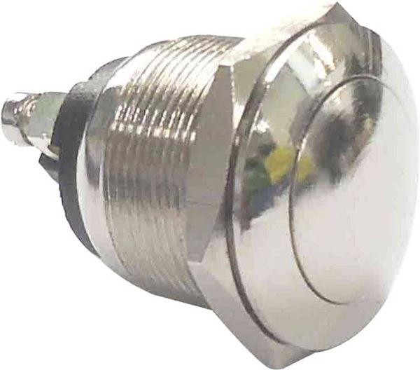 TRU COMPONENTS 701401 PBS-28B Vandalismusgeschützter Drucktaster 250 V/AC 2 A 1 x Aus/(Ein) tastend 1 St.