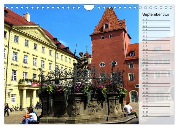 Produktbild: REGENSBURG - Impressionen (Wandkalender 2026 DIN A4 quer), CALVENDO Monatskalender