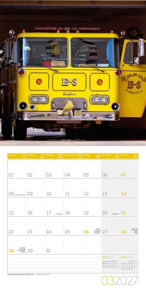 Produktbild: Feuerwehr Kalender 2027 - 30x30 - Art12