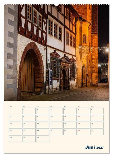 Produktbild: Zauberhaftes Erfurt (hochwertiger Premium Wandkalender 2027 DIN A2 hoch), Kunstdruck in Hochglanz