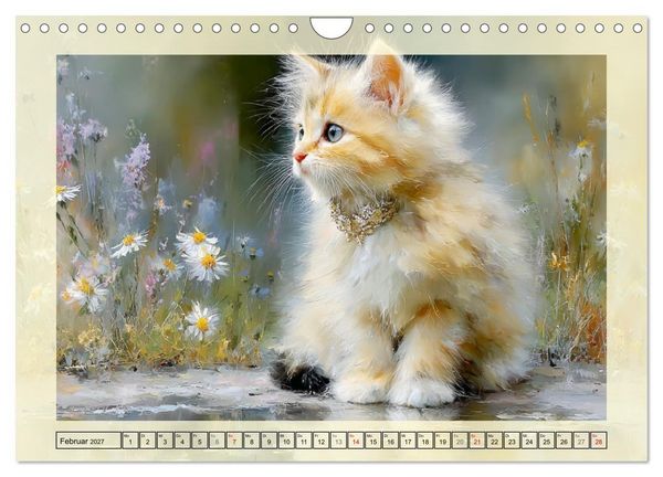 Produktbild: Katzenbabys. Flauschige Gl&uuml;cksmomente (Wandkalender 2027 DIN A4 quer), CALVENDO Monatskalender