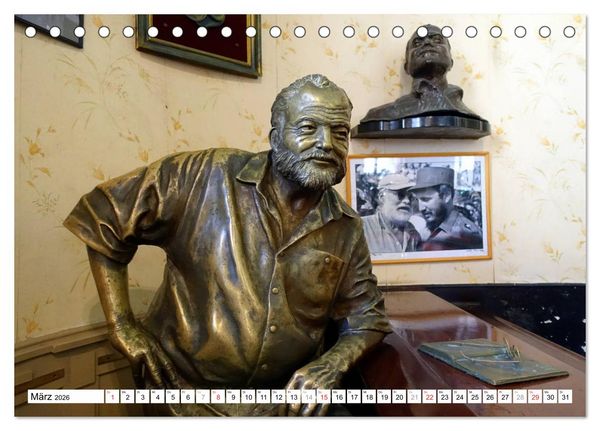 Produktbild: Hemingways Havanna - Ein Dichter und seine Stadt (Tischkalender 2026 DIN A5 quer), CALVENDO Monatskalender
