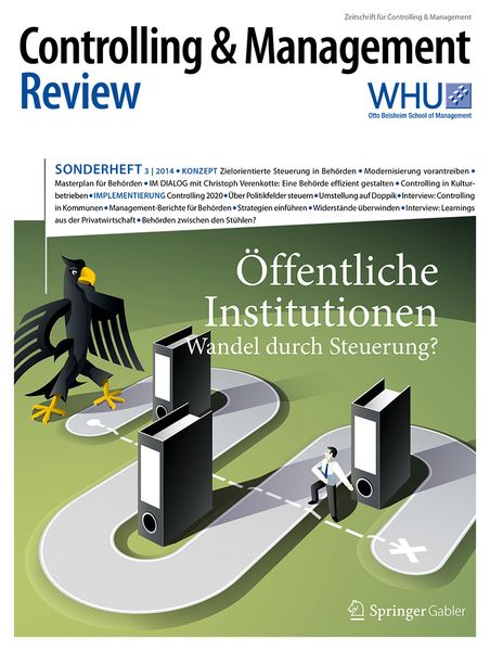Produktbild: Controlling & Management Review Sonderheft 3-2014