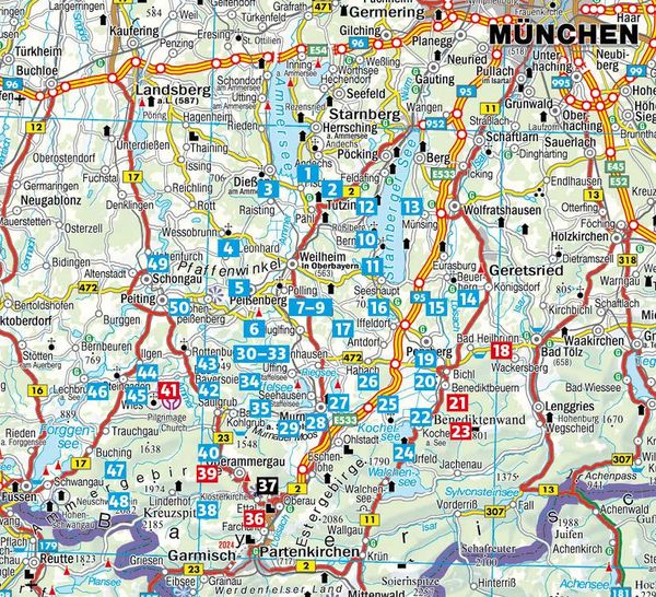Produktbild: ROTHER Wanderf&uuml;hrer Pfaffenwinkel