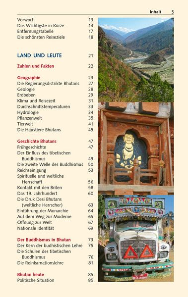Produktbild: TRESCHER Reisef&uuml;hrer Bhutan