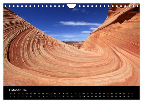 Produktbild: Sand und Stein 2026 (Wandkalender 2026 DIN A4 quer), CALVENDO Monatskalender