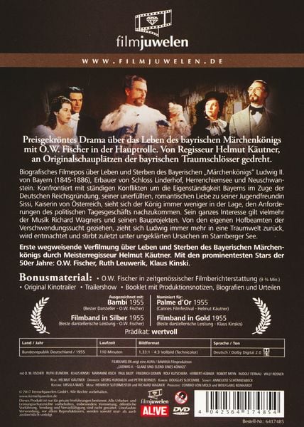 Produktbild: Ludwig II. - Glanz und Elend eines K&ouml;nigs - filmjuwelen
