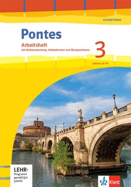 Pontes Gesamtband 3. Arbeitsheft mit Mediensammlung, Vokabeltrainer und Übungssoftware 3. Lernjahr, 4. Lernjahr, Set von , Klett Schulbuchverlag,
