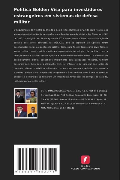 Produktbild: Pol&iacute;tica Golden Visa para investidores estrangeiros em sistemas de defesa militar