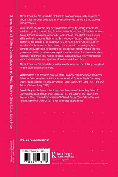 Produktbild: Media Activism in the Digital Age
