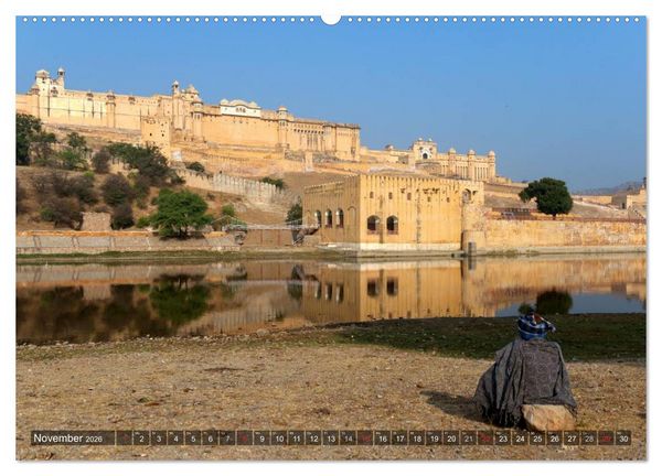 Produktbild: INDIEN - bunt und geheimnisvoll (hochwertiger Premium Wandkalender 2026 DIN A2 quer), Kunstdruck in Hochglanz