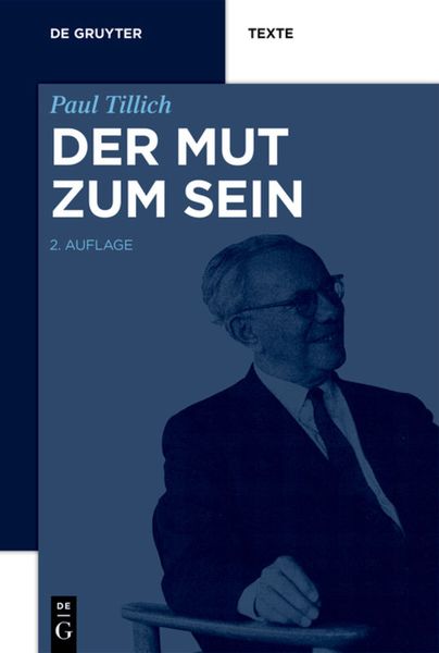 Der Mut zum Sein, Taschenbuch von Paul Tillich, De Gruyter, 9783110374322