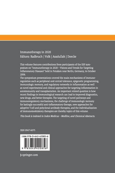 Produktbild: Immunotherapy in 2020