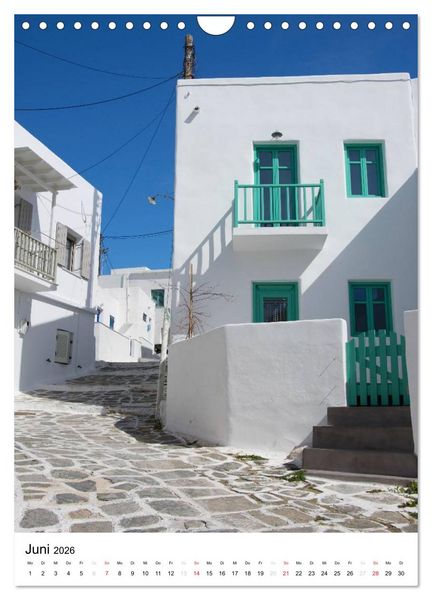 Produktbild: Liebenswertes Paros, Insel der Kykladen (Wandkalender 2026 DIN A4 hoch), CALVENDO Monatskalender