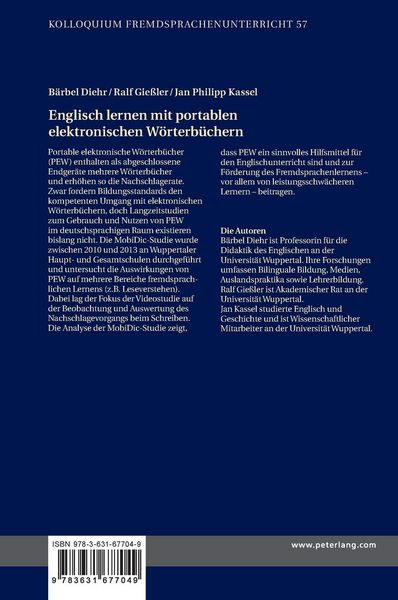 Produktbild: Englisch lernen mit portablen elektronischen Woerterbuechern