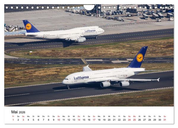 Produktbild: From Above - Die etwas andere Perspektive auf Flugzeuge (Wandkalender 2026 DIN A4 quer), CALVENDO Monatskalender