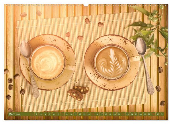 Produktbild: Auf einen Kaffee? (Wandkalender 2026 DIN A2 quer), CALVENDO Monatskalender