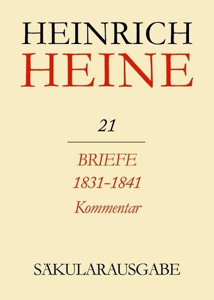Produktbild: Briefe 1831-1841. Kommentar
