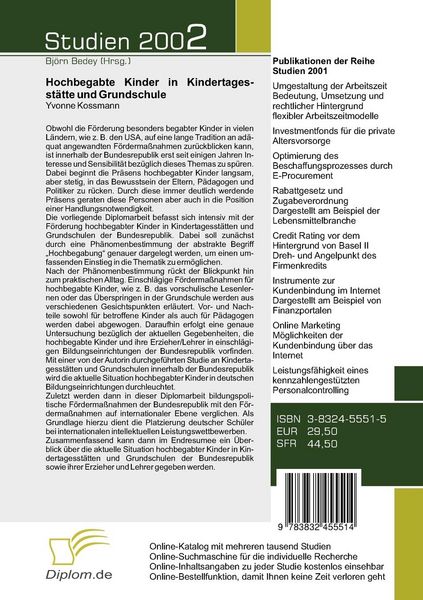 Produktbild: Hochbegabte Kinder in Kindertagesst&auml;tte und Grundschule
