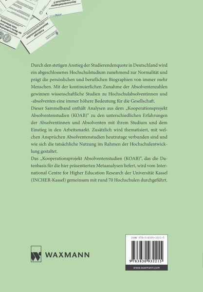 Produktbild: Generation Hochschulabschluss: Vielf&auml;ltige Perspektiven auf Studium und Berufseinstieg