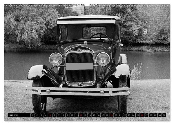 Produktbild: Automobile vergangener Jahrzehnte (Wandkalender 2026 DIN A2 quer), CALVENDO Monatskalender
