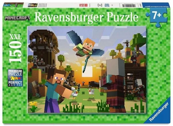 Produktbild: Kinderpuzzle 150 XXL Teile - Minecraft - Baukunst und Abenteuer