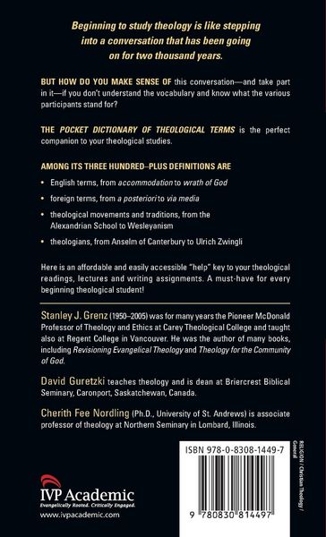 Produktbild: Pocket Dictionary of Theological Terms