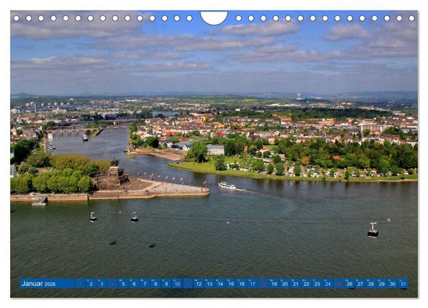 Produktbild: Der wundersch&ouml;nen Mosel entlang &ndash; Von Koblenz bis Trier (Wandkalender 2026 DIN A4 quer), CALVENDO Monatskalender