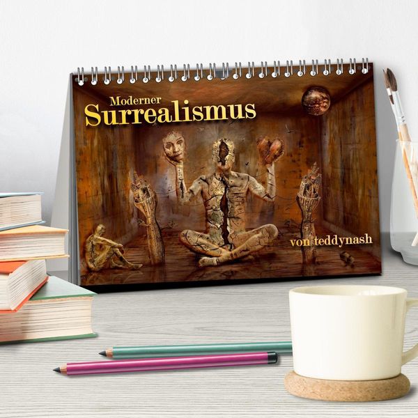 Produktbild: Moderner Surrealismus (Tischkalender 2026 DIN A5 quer), CALVENDO Monatskalender