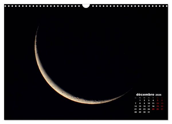 Produktbild: Phases de la lune (Calendrier mural 2026 DIN A3 vertical), CALVENDO calendrier mensuel