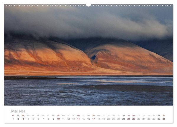 Produktbild: Spitzbergen - Wild.Rau.Ungez&auml;hmt. (hochwertiger Premium Wandkalender 2026 DIN A2 quer), Kunstdruck in Hochglanz