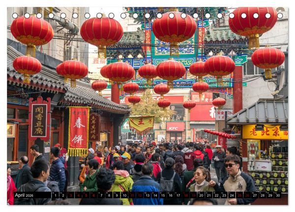 Produktbild: Peking - China (Tischkalender 2026 DIN A5 quer), CALVENDO Monatskalender
